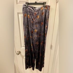 Anthropologie Velvet Pants